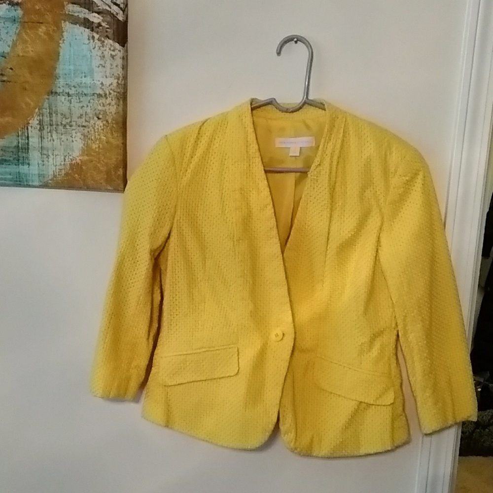 New York and Co Eyelet blazer